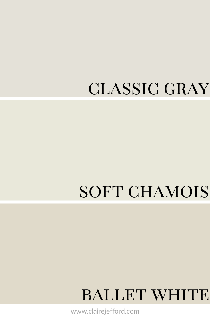 Soft Chamois Classic Gray And Ballet White 