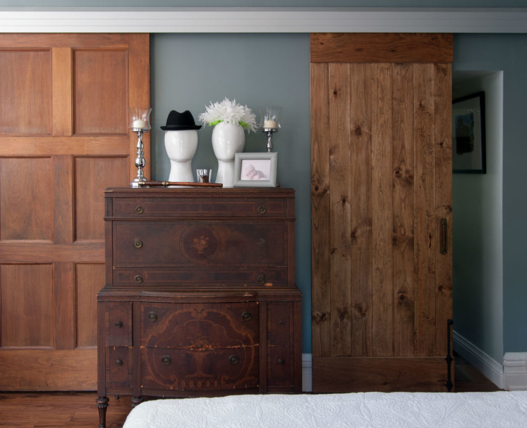 Copy Of Wooden Barn Door In Bedroom Claire Jefford Interior Design