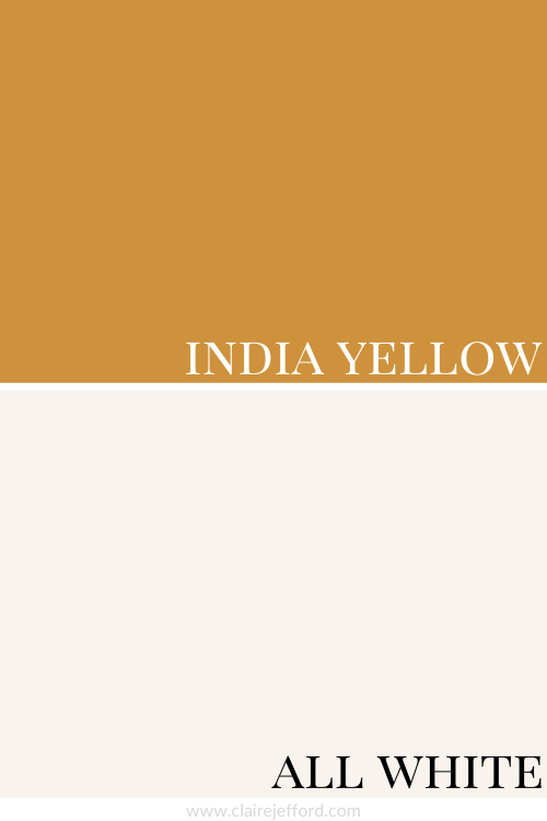 India Yellow All White 