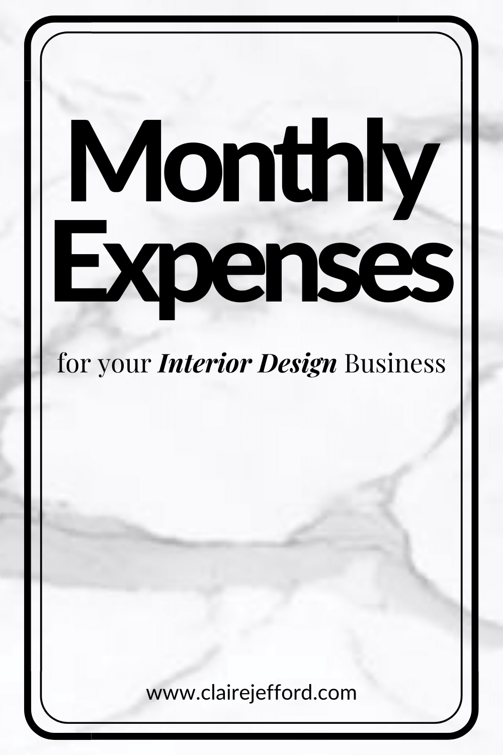 Monthly Expenses Blog Pinterest Graphics 2