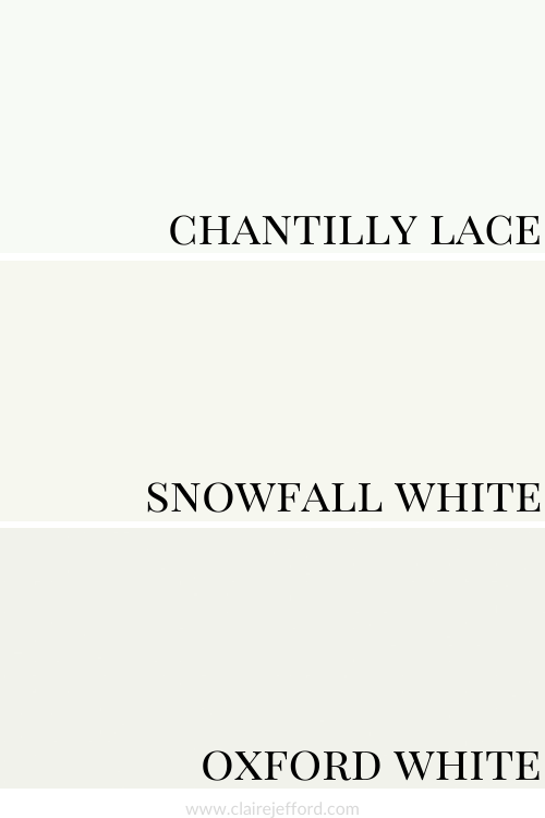 Chantilly Lace Snowfall White And Oxford White