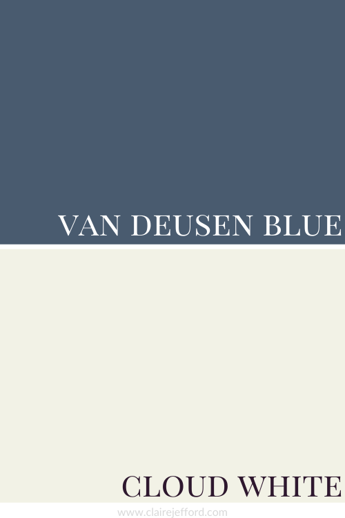 Van Deusen Blue And Cloud White 