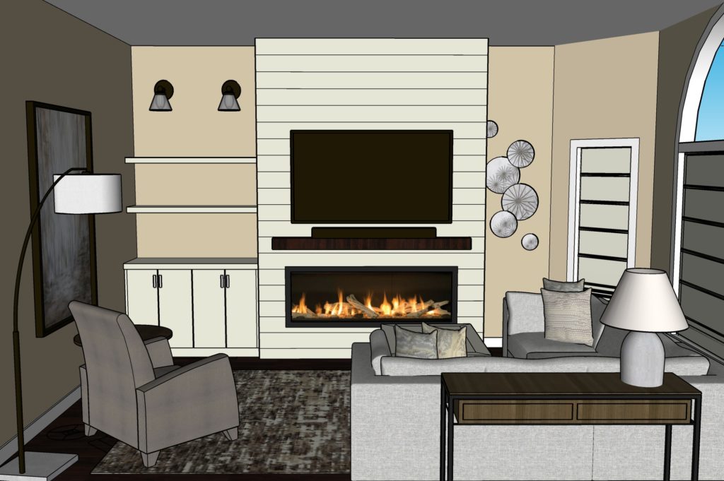 Final Fireplace Drawing With Cabinetry May 28 2021