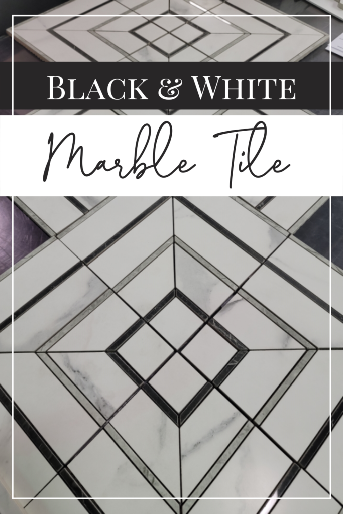 Black And White Bathroom Tile 1