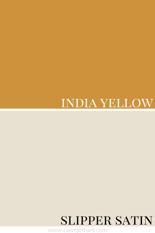 India Yellow Slipper Satin