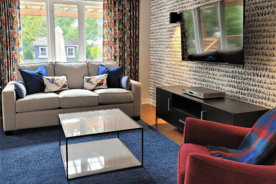 BIG Reveal: Colourful Living Room