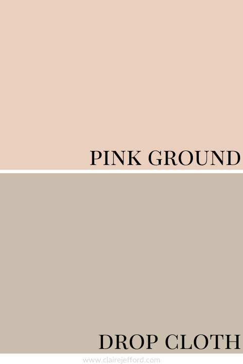 Pink Ground And Drop Cloth 