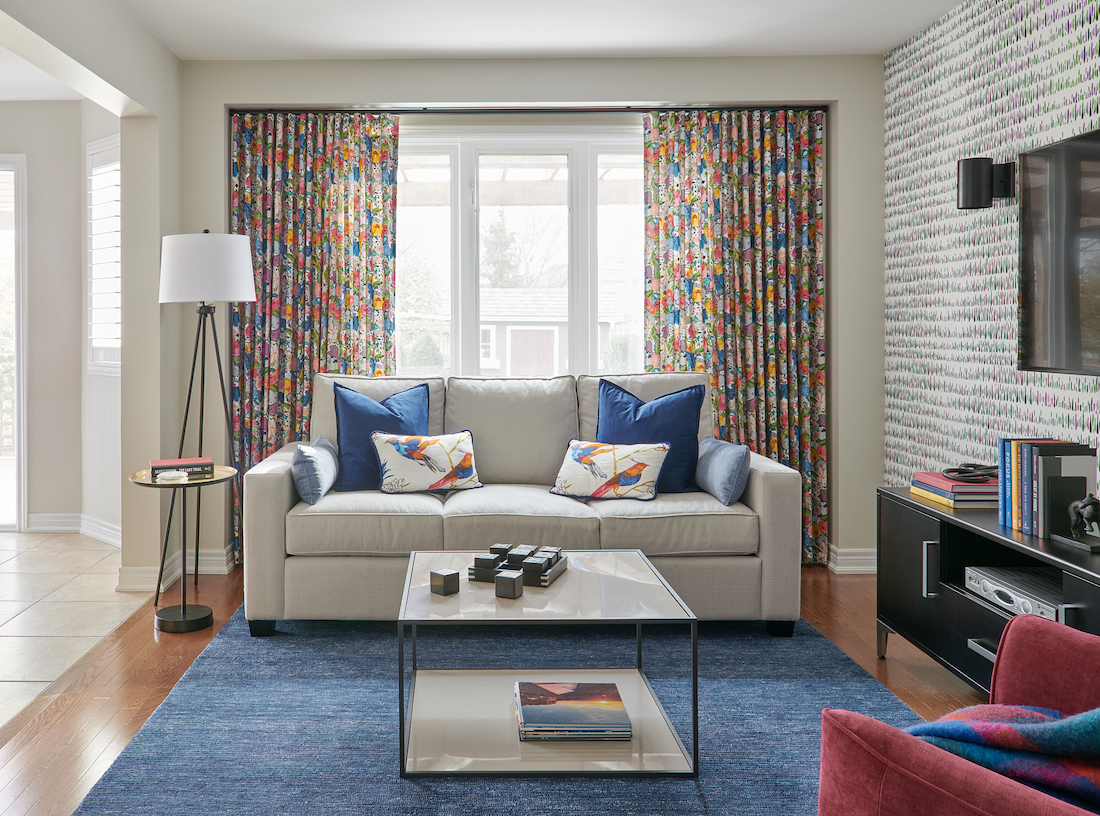 BIG Reveal: Colourful Living Room