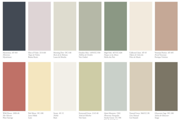 Benjamin Moore Colour of the Year 2022 - Claire Jefford