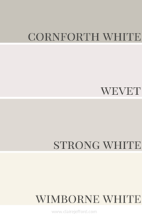 Farrow & Ball's Cornforth White Colour Review by Claire Jefford