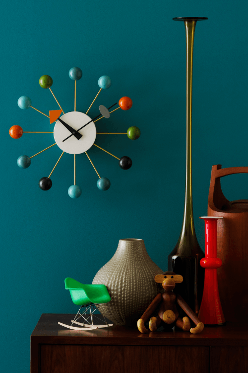 coloured ball clock, ball clock