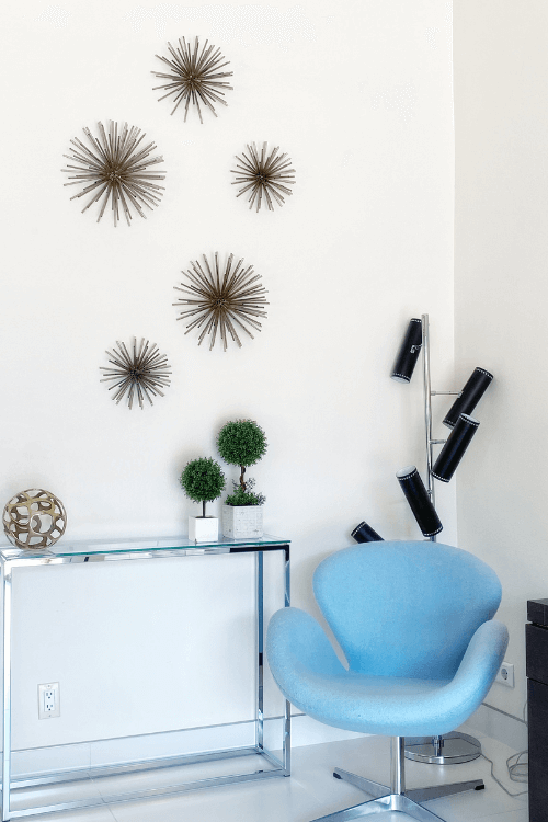 starburst decor, starburst wall art