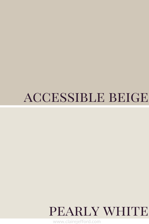 Accessible Beige, Pearly White