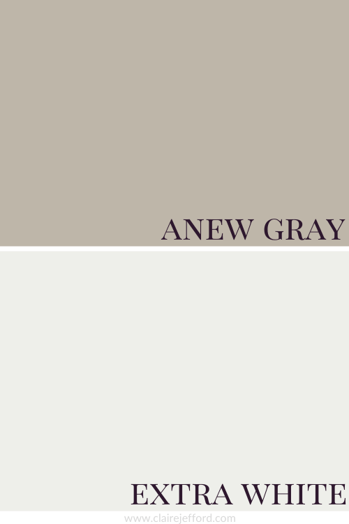 Anew Gray, extra white, Sherwin Williams