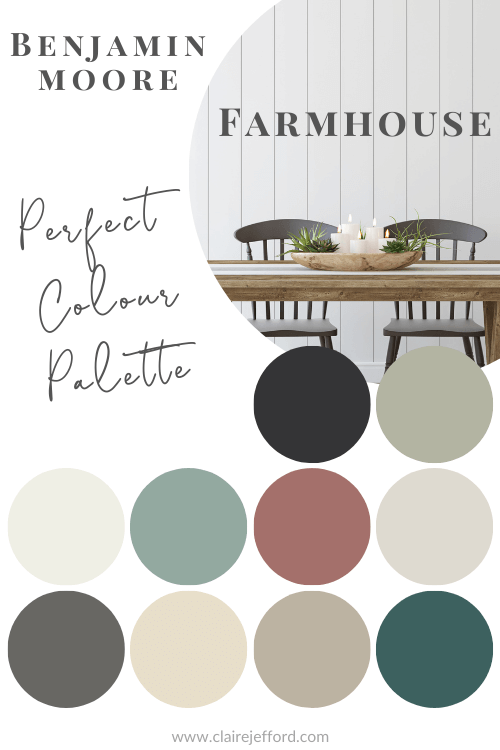 Benjamin Moore Farmhouse Design Style Perfect Colour Palette Pdf Cover