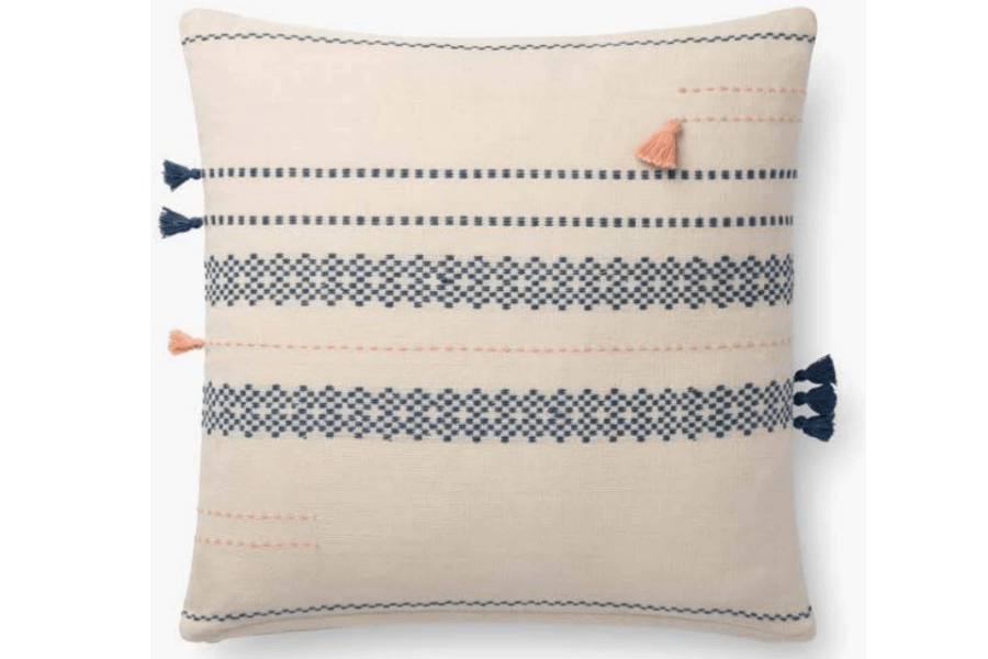 Coastal Design Styles Blog Stripe And Tassel Pillow