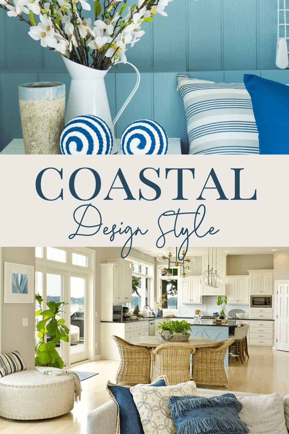 Coastal Design Style Blog Pinterest Graphics