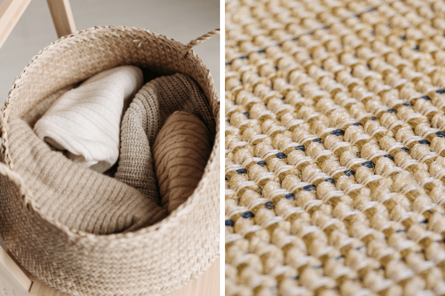 Jute, basket, rug, design styles - farmhouse, design styles, farmhouse