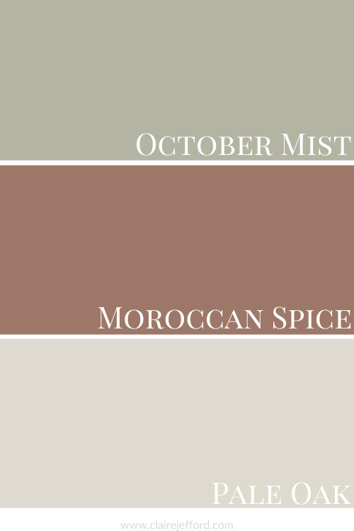 October Mist Moroccan Spice And Pale Oak, farmhouse design style palette, Design Styles - Farmhouse, Farmhouse colour palette