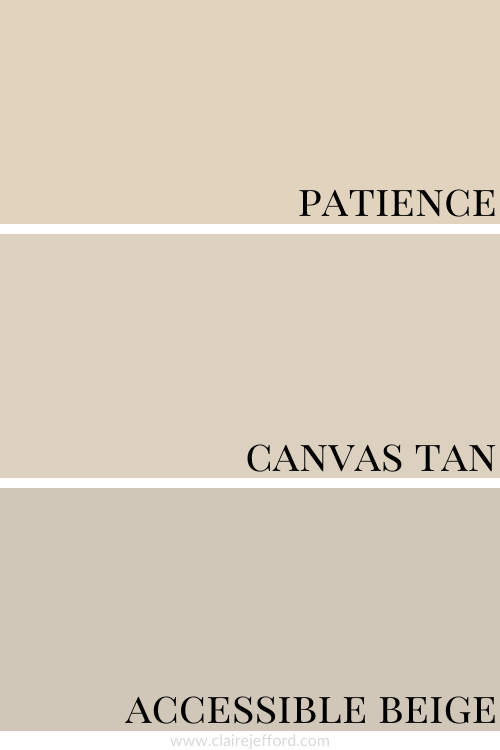 Sherwin Williams Canvas Tan Colour Review by Claire Jefford