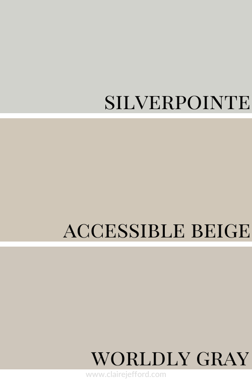 Silverpointe, Accessible Beige, Worldly Gray