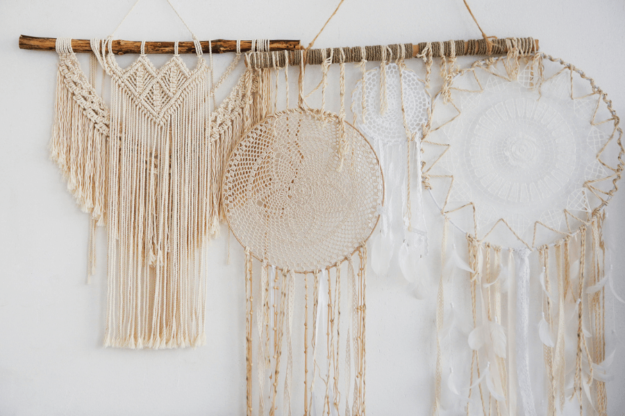 macramé, wind catcher, wall art