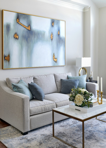 pale-oak-benjamin-moore-living-room-gray-sofa-marble-coffee-table-blue-and-green-pillows