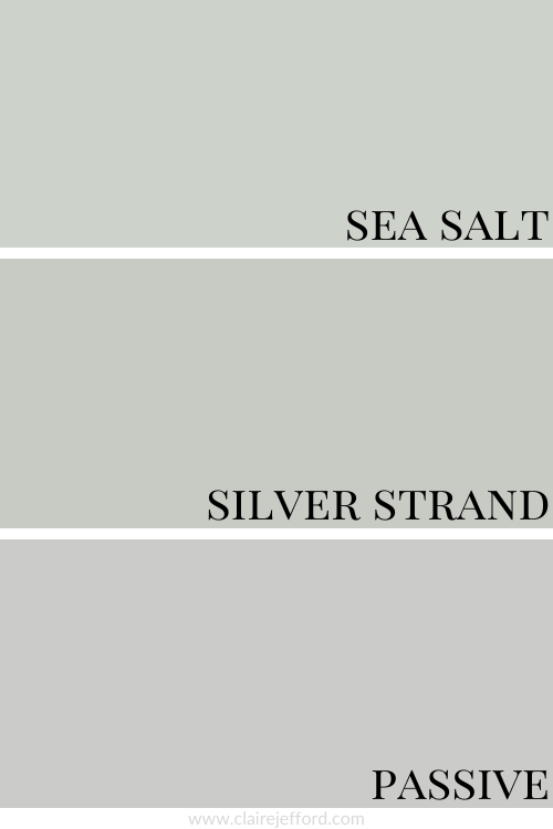 Sea Salt, Silver Strand, Passive, colour comparison