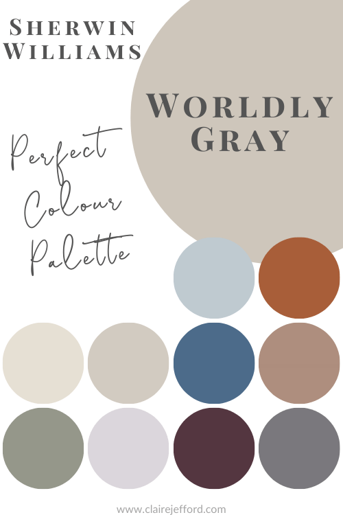 Worldly Gray, Sherwin Williams