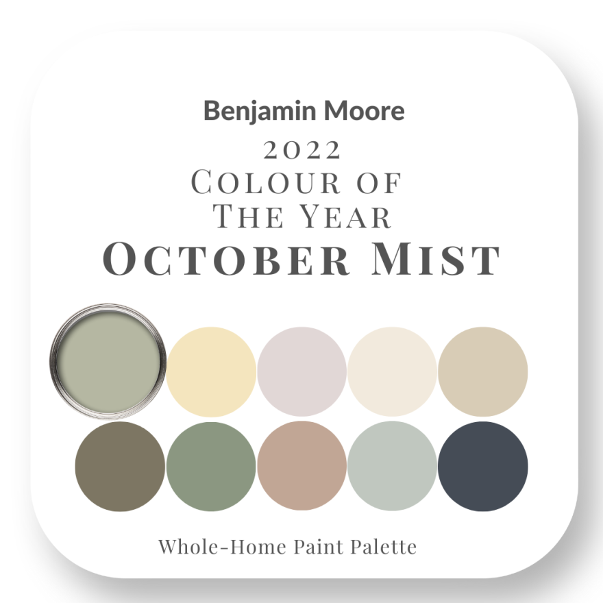 2022 Colour of the Year: October Mist