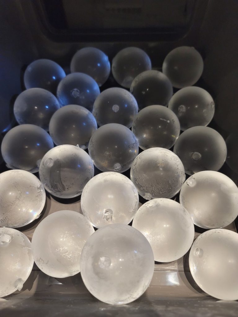 Craft Ice Balls, Cool Looking Ice Balls