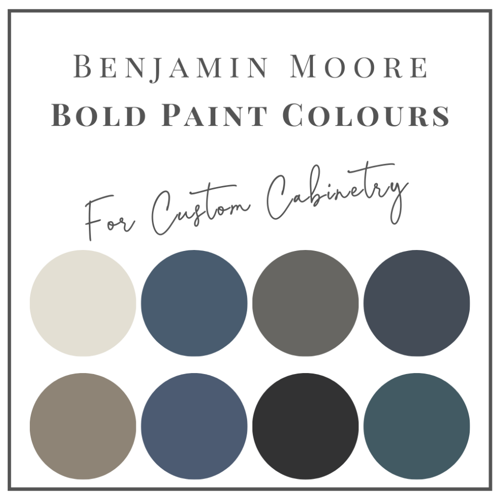 Claire Jefford Benjamin Moore Bold Paint Colours For Custom Cabinetry Pcp