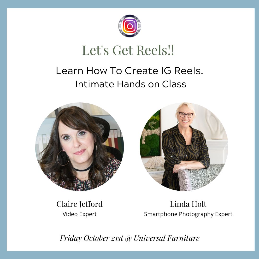 Let's Get Reels! with Claire Jefford & Linda Holt