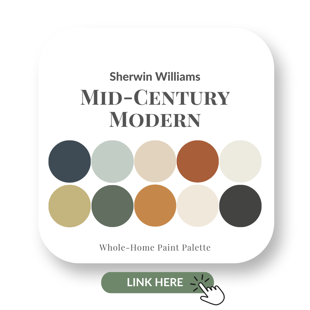 Mid Century Modern Style Sherwin Williams