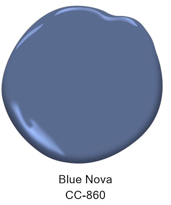 Blue Nova CC 860 Benjamin Moore