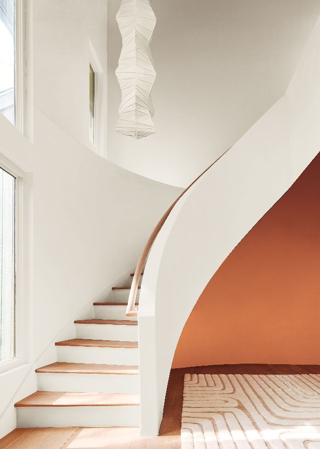 White Dove Colour Trends 2024 Staircase