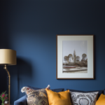 Farrow And Ball Stiffkey Living Room With Sofa And Coffee Table