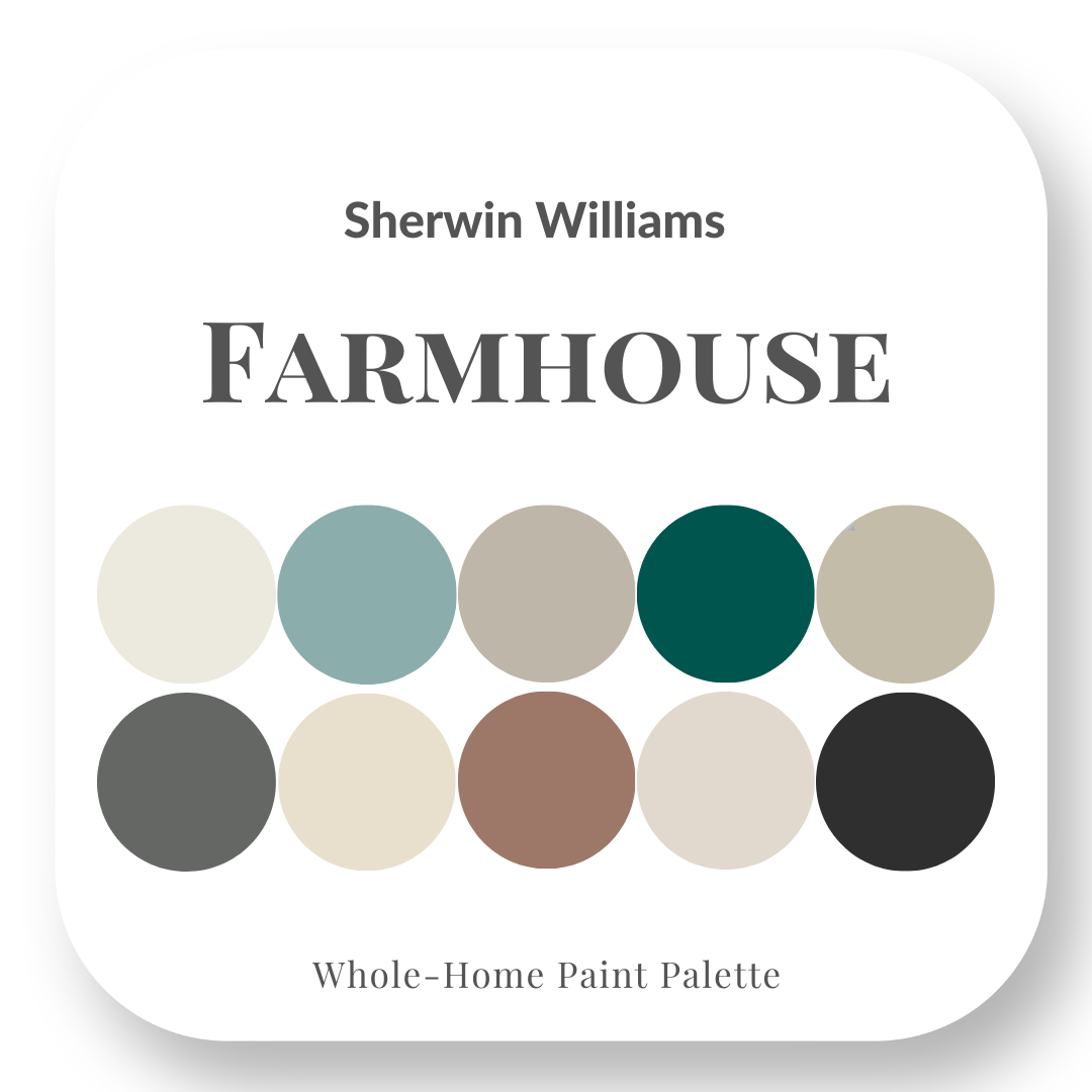 Modern Farmhouse Style Sherwin Williams