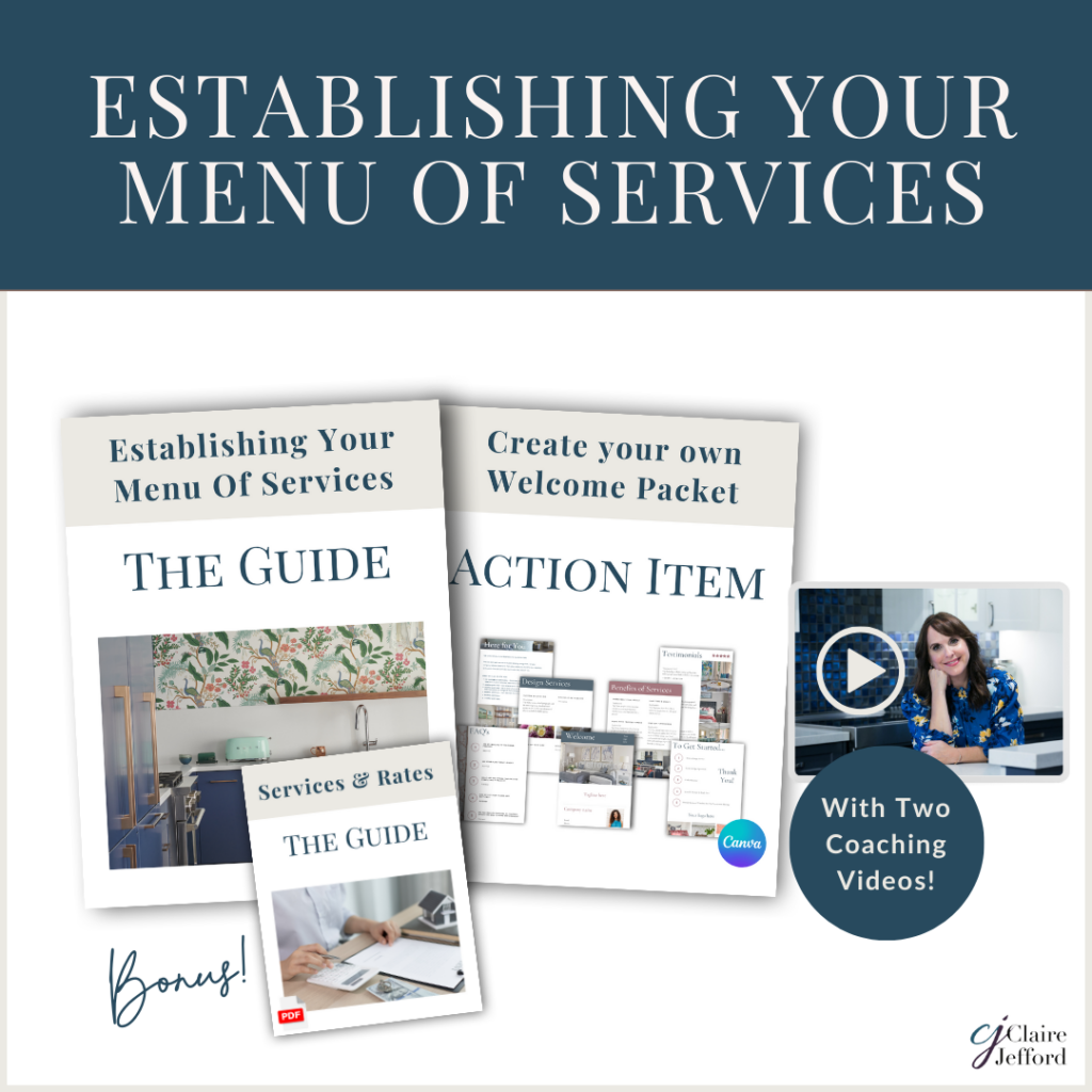 Establishing Your Menu Of Services