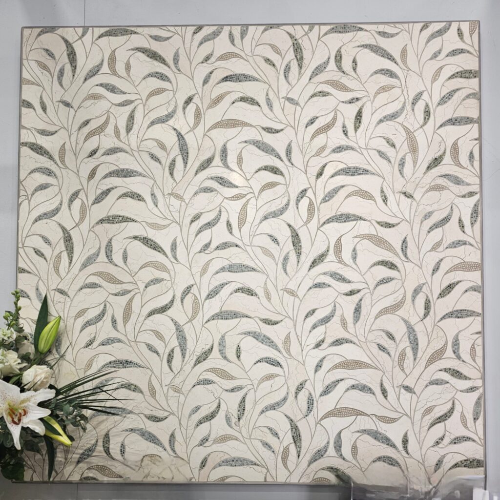 Artistic Tile Green Leaves