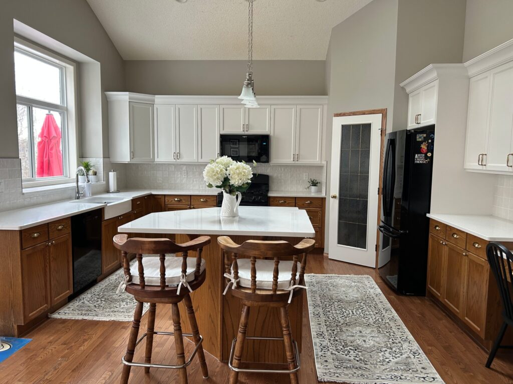White Dove Kitchen And Painted Cabinets
