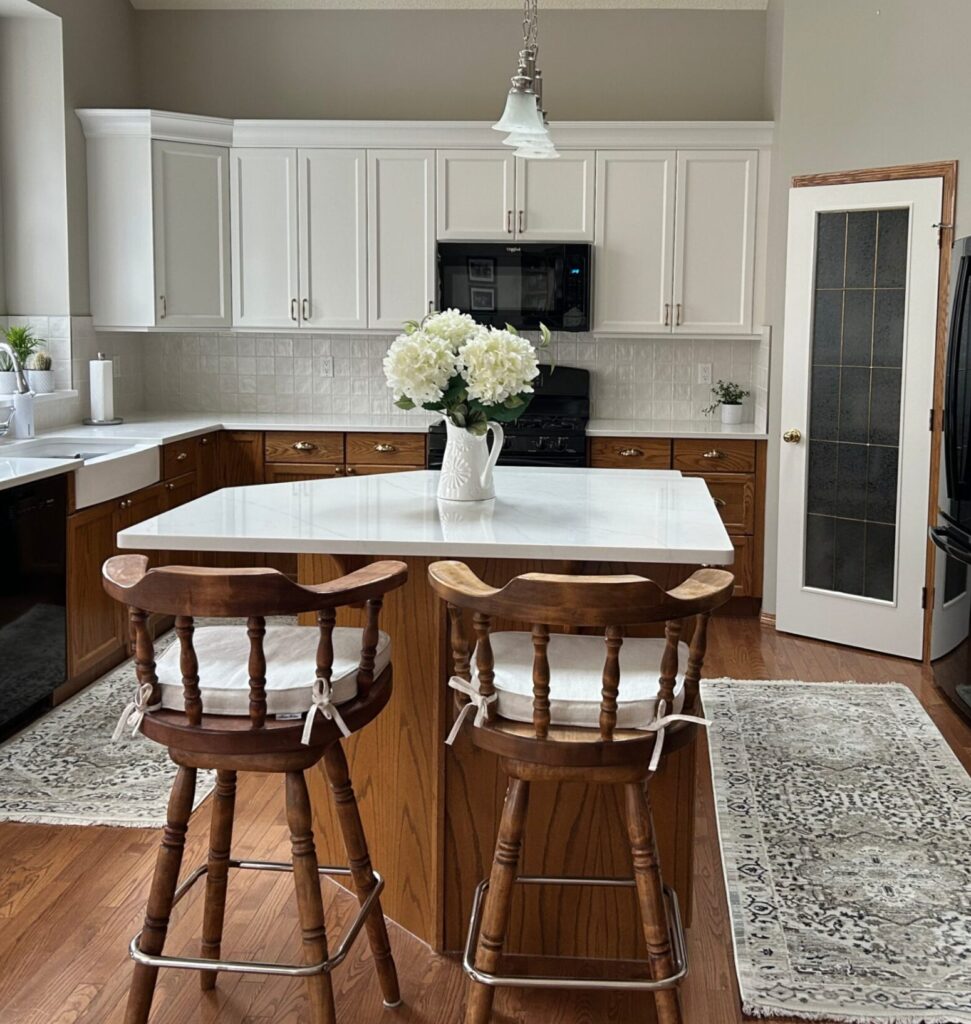 White Dove Kitchen And Painted Cabinets