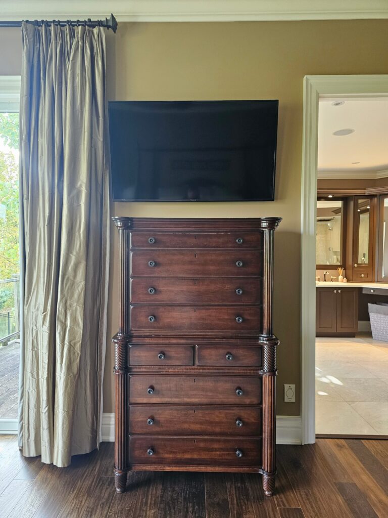 Before Photo Bedroom Tv