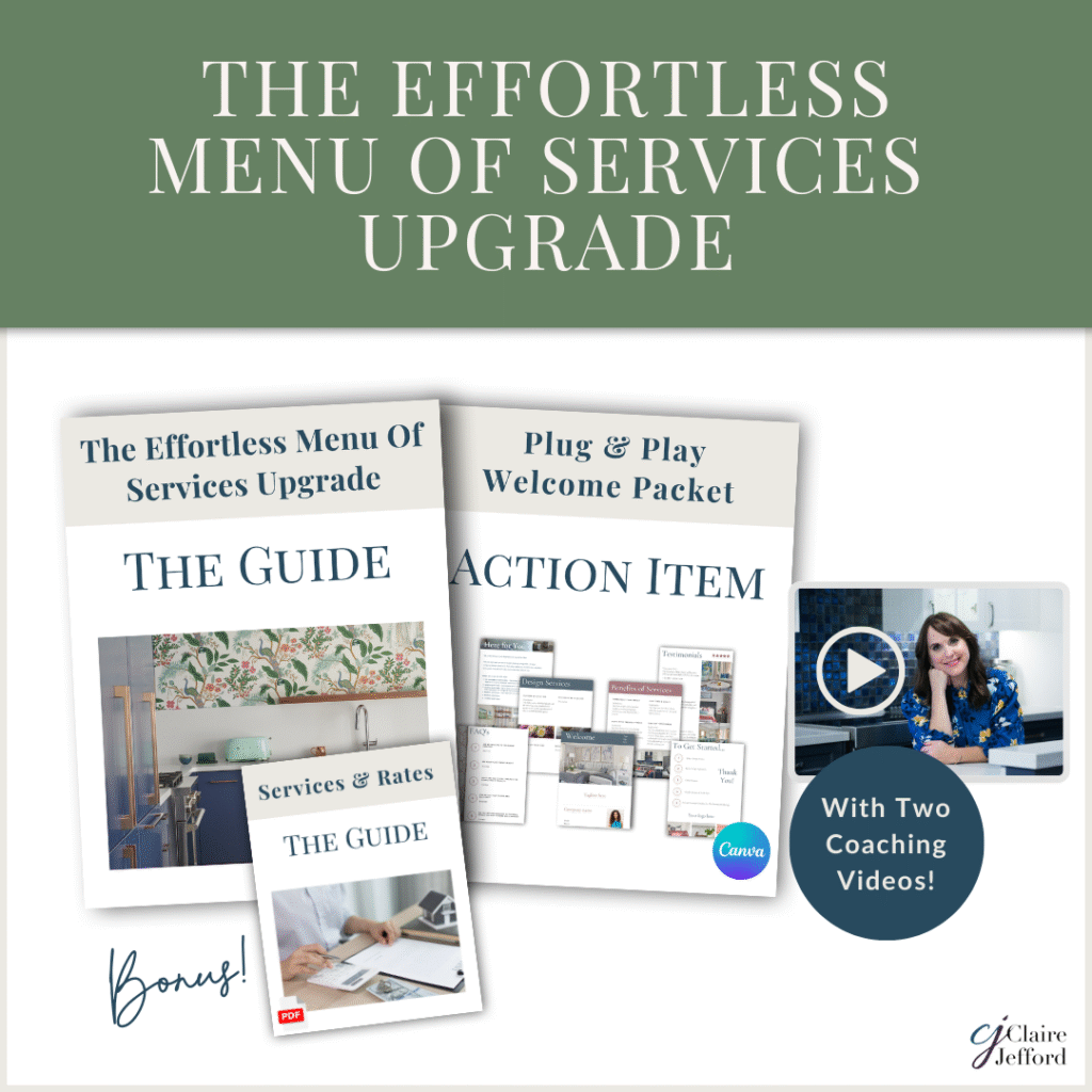 Establishing Your Menu Of Services