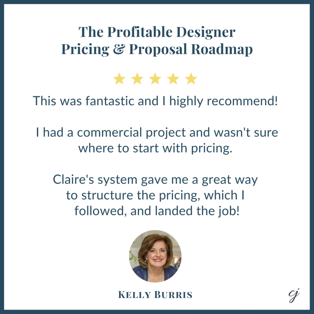 Kelly Burris Pricing Projects Testimonial