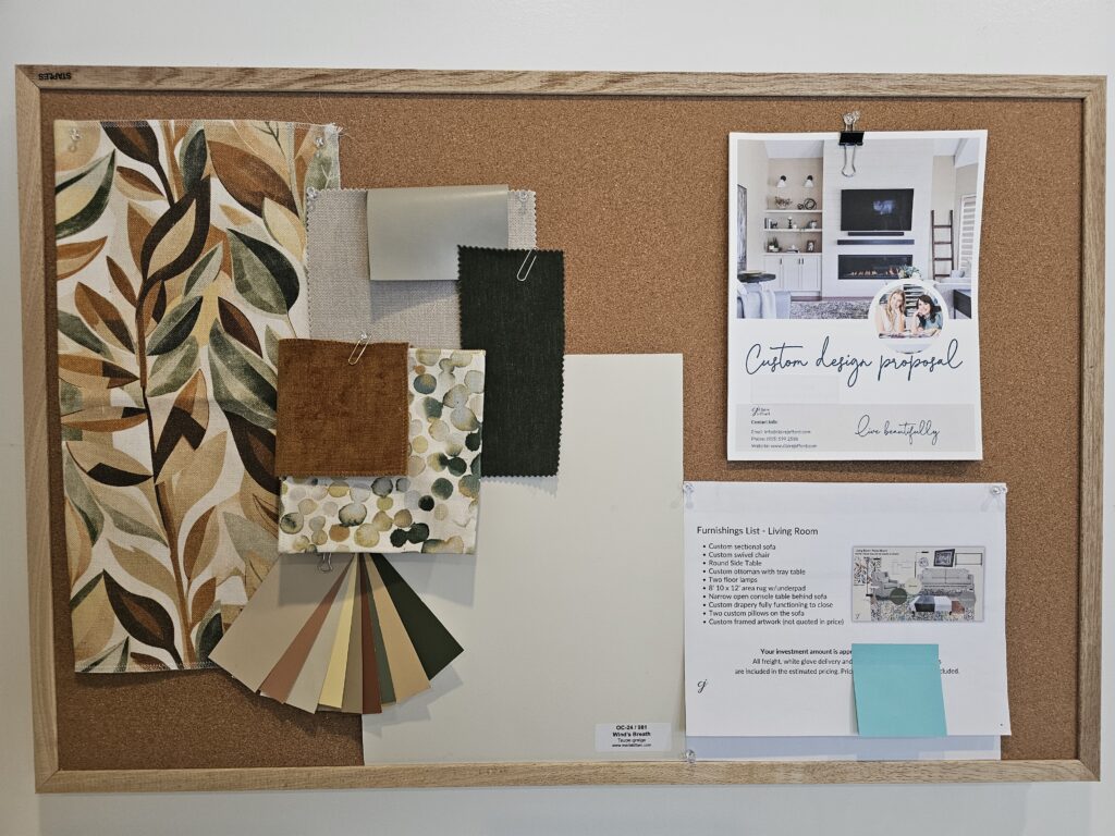 Cork Board Interior Design Custom Project Finsihes
