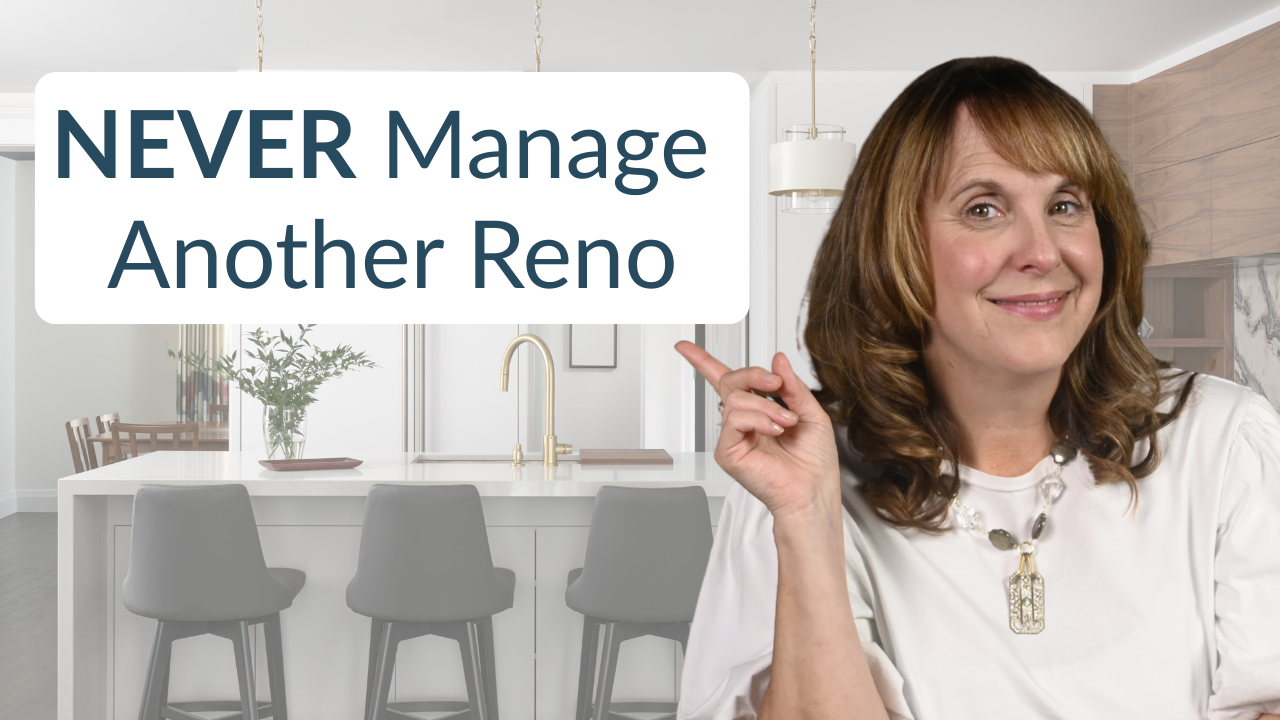 Stop Managing Renovations