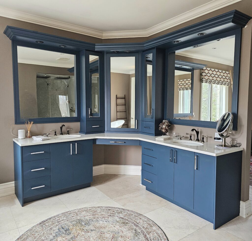 Ensuite After Bathroom Vanity Newburg Green Benjamin Moore