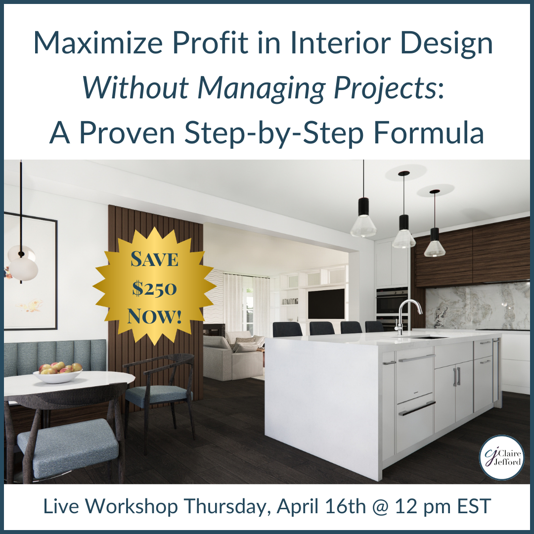 Concept-Only Design Live Workshop - Save $250 Now!